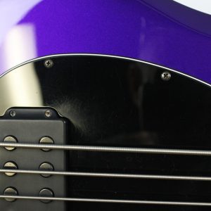 2017 Ernie Ball Music Man StingRay-5 H 5-String Fretless Bass, Firemist Purple, USED - Image 8