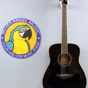 Yamaha FG-TA TransAcoustic Dreadnought Acoustic-Electric Guitar, Black
