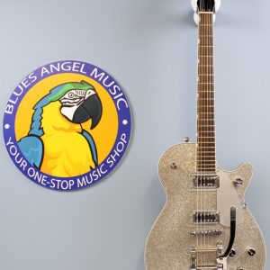 Gretsch G5230T Electromatic Sparkle Jet FT Single-Cut with Bigsby Electric Guitar, Silver Sparkle