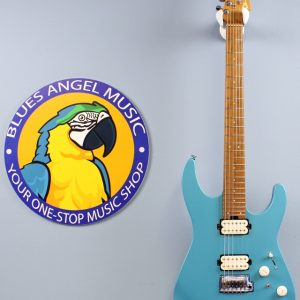 2019 Charvel Pro-Mod DK24 HH 2PT CM Electric Guitar, Matte Blue Frost, USED